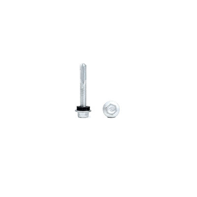 Κίτρινη βίδα κεφαλής οροφής Hex Flange M5.5 X 38 Εξαρτήματα μετρητών Tek 5 Εξαρτήματα για οροφές