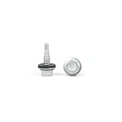 Χάλυβα Hex Head αυτοτρυπάνιση οροφή Tek βίδες με ελαστικό πλυντήρια ραφή βίδα 1 σημείο