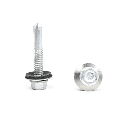 SS410 Ατσάλι από ανοξείδωτο χάλυβα Hex Head Self Drilling Screws Metal Tek
