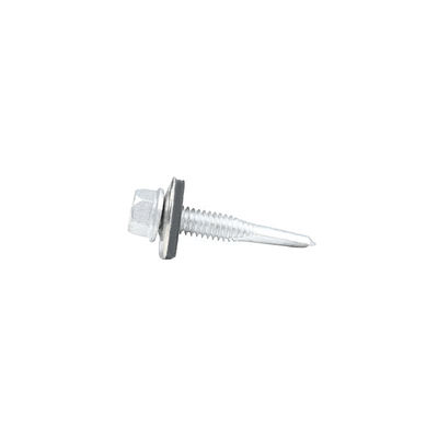 SS410 Ατσάλι από ανοξείδωτο χάλυβα Hex Head Self Drilling Screws Metal Tek
