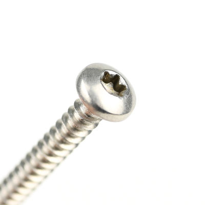 Ατσάλι από ανοξείδωτο χάλυβα Torx Pan Head Ss304 Self Tapping Dovetail Screw για ανθεκτικό φινίρισμα