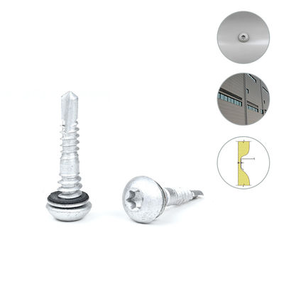 Epdm πλυντήριο από ανοξείδωτο χάλυβα αυτοτρυπτική βίδα 16 / 12 x32 για το ταβάνι οροφής για Purlin