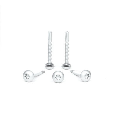 Ράσπερτ Button Torx 12x45 Self Tapping βίδα για την οροφή για Purlin Φρέμασμα από ανοξείδωτο χάλυβα