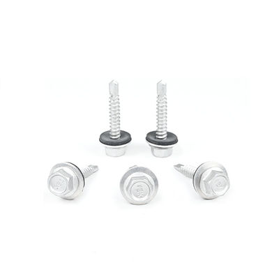 410 Επικάλυψη εξάγωνης φλάντζης 5.5x25mm Αυτοτρυπτική βίδα Tek για τοίχο