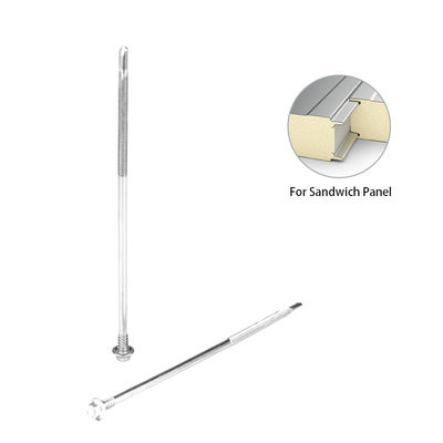 Στροφές καθαρής ολοκλήρωσης αυτοτρυπάνισης για οροφή με σάντουιτς από ανοξείδωτο χάλυβα