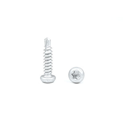 Ζυγγαλισμένο από κράμα ψευδαργύρου Self Tapping Screw 6.3x25 Για οροφική μεμβράνη και όρος πληρωμής T / T