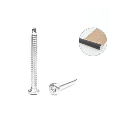 Απλό 6.3x55 SUS410 Pan Torx Star Screw Ατσάλινο κουμπί για την οροφή Epdm μεμβράνη