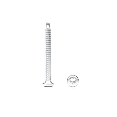 Απλό 6.3x55 SUS410 Pan Torx Star Screw Ατσάλινο κουμπί για την οροφή Epdm μεμβράνη
