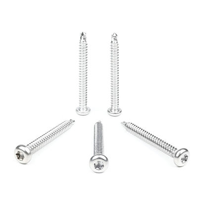 Απλό 6.3x55 SUS410 Pan Torx Star Screw Ατσάλινο κουμπί για την οροφή Epdm μεμβράνη
