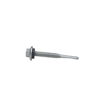 Ζυγός κράμα επικαλυμμένο Hex Flange Head αυτοτρυπάνιση βίδα Tek 7 Για εγκατάσταση 5.5x50