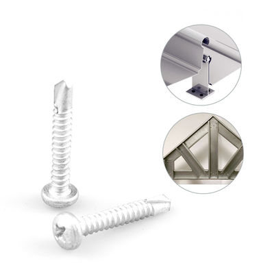 4.8x32 Βιομεταλλική Phillips αυτοτρυπτική βίδα για χάλυβα SUS316 SUS410 υλικό