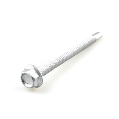 Ζυγός κράμα επικαλυμμένη εξαγωνική φλέβα 6.3x65 Bi-Metal 304 Framing βίδα για τοίχο επένδυση φύλλο για Purlin