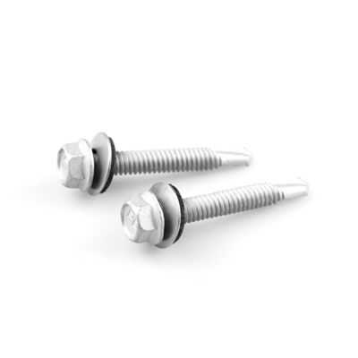 6.3x45 Hex Flange αυτοτρυπάνιση βίδα για τοίχο επένδυση Πίνακα για Purlin αδιάβροχο