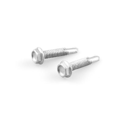 Πρότυπη επίστρωση 4.8x25 Hex Flange Bimetal Stainless Steel Hex Head Self-Drilling Screws για ατσάλινα αρθρώματα
