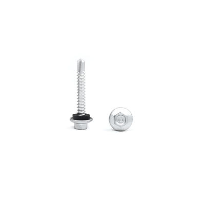 Αδιάβροχο με επίστρωμα ψευδαργύρου 12 X38 Hex Flange Self Drilling Screw για τοίχο